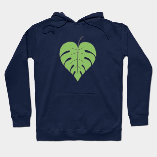 Heart Leaf Hoodie by Nathan Watkins Design